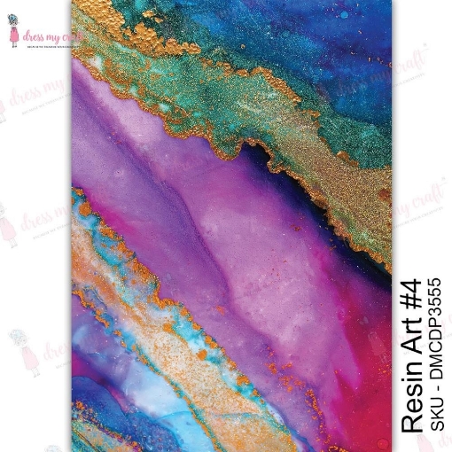 Picture of Dress My Craft Φύλλο Μεταφοράς Εικόνας A4 - Resin Art #4