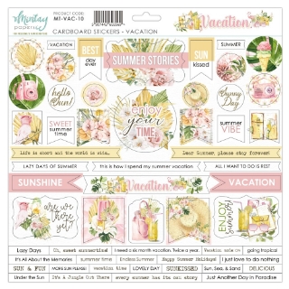 Picture of Mintay Papers Αυτοκόλλητα Chipboard - Vacation
