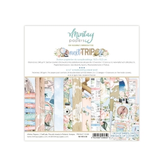 Picture of Mintay Papers Μπλοκ Scrapbooking Διπλής Όψης 6''x 6"- Next Trip