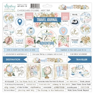 Picture of Mintay Papers Αυτοκόλλητα Chipboard - Next Trip