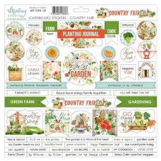 Picture of Mintay Papers Αυτοκόλλητα Chipboard - Country Fair