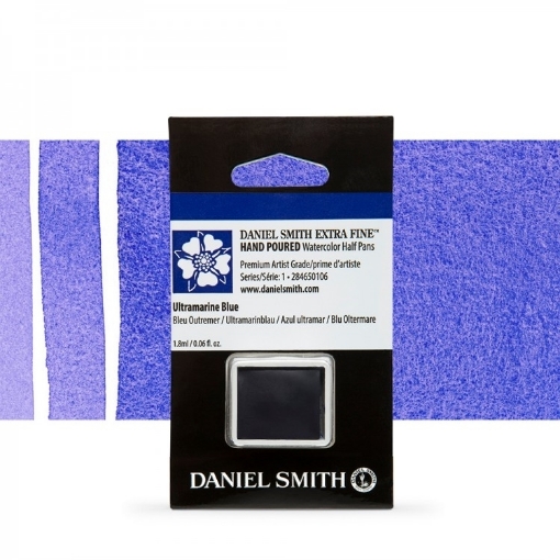 Picture of Daniel Smith Extra Fine Watercolor | Χρώμα Ακουαρέλας Half Pan – Ultramarine Blue