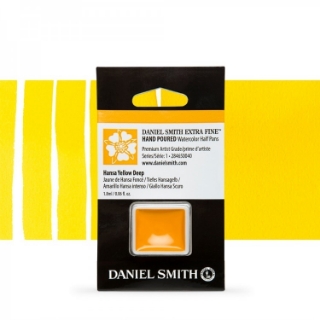 Picture of Daniel Smith Extra Fine Watercolor | Χρώμα Ακουαρέλας Half Pan – Hansa Yellow Deep