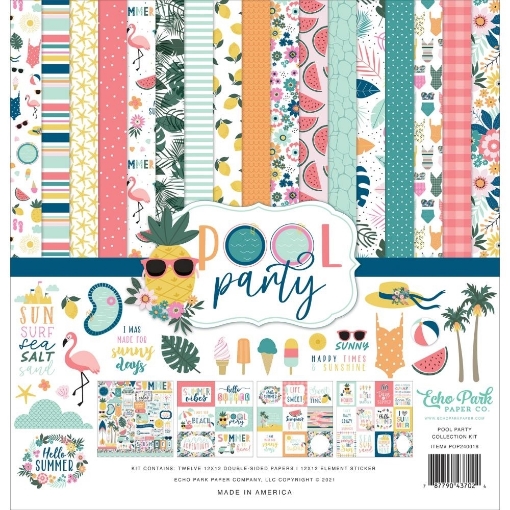 Picture of Echo Park Double-Sided Collection Kit 12"x12" – Pool Party
