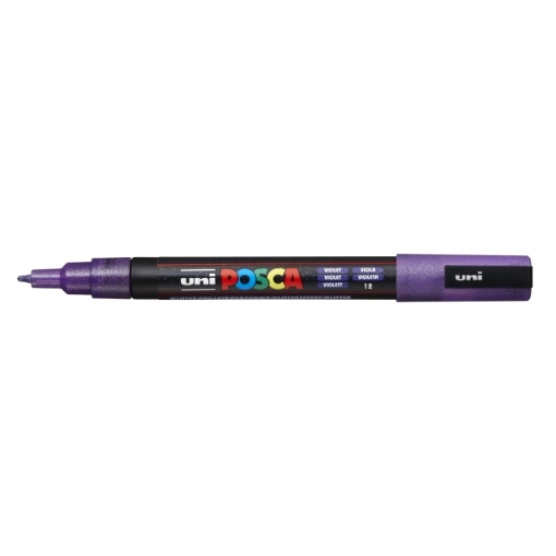 Picture of Μαρκαδόρος POSCA 3M Fine Bullet Tip Pen - Glitter Violet