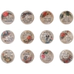 Picture of Tim Holtz Idea-Ology Quote Flair Buttons - Διακοσμητικά Flair, 12τεμ.