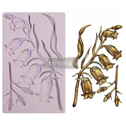 Picture of Prima Re-Design Decor Moulds – Καλούπι Σιλικόνης 5'' x 8'' – Sweet Bellflower