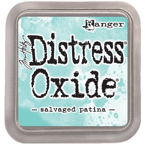Picture of Tim Holtz Distress Oxide Ink Pad | Υβριδικό Μελάνι Οξείδωσης για Blending & Mixed Media - Salvaged Patina