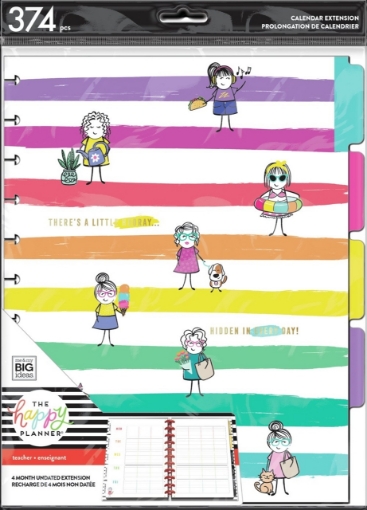 Picture of Happy Planner 4-Month Undated Big Planner Extension Pack - Stick Girl Hooray