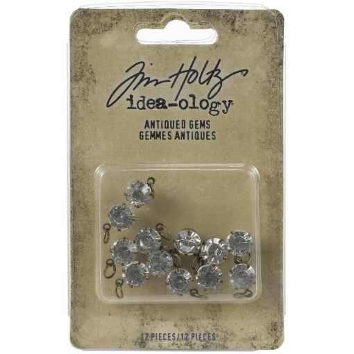 Picture of Tim Holtz Idea-Ology - Μεταλλικά Διακοσμητικά Στοιχεία, Antiqued Gems
