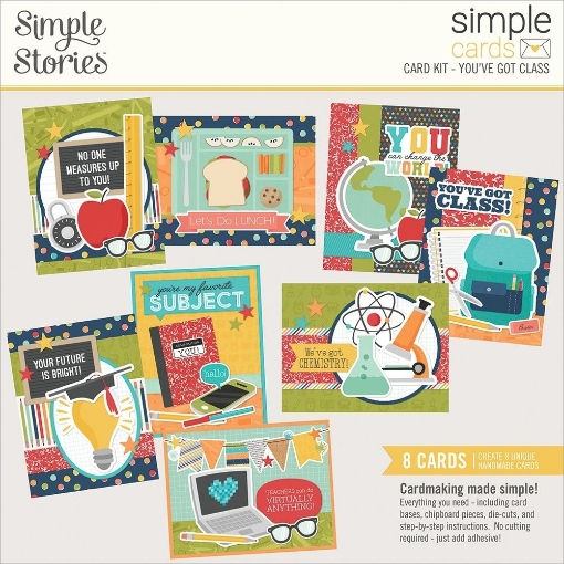 Picture of Simple Stories Simple Cards | Κιτ για 8 Κάρτες - You've Got Class