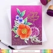 Picture of Waffle Flower Crafts Σετ Διάφανες Σφραγίδες & Μήτρες Κοπής – Bouquet Builder 7, 32τεμ