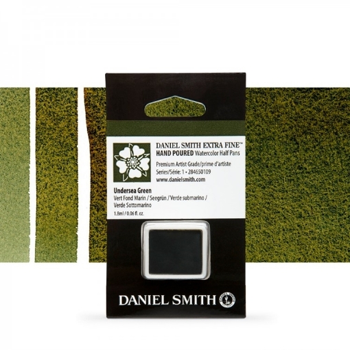 Picture of Daniel Smith Extra Fine Watercolor | Χρώμα Ακουαρέλας Half Pan – Undersea Green