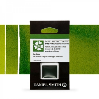 Picture of Daniel Smith Extra Fine Watercolor | Χρώμα Ακουαρέλας Half Pan – Sap Green