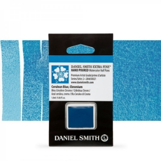 Picture of Daniel Smith Extra Fine Watercolor | Χρώμα Ακουαρέλας Half Pan – Cerulean Blue Chromium