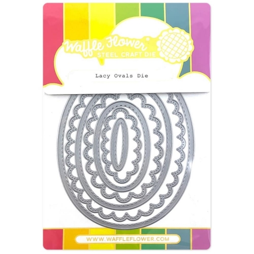 Picture of Waffle Flower Crafts Die Μήτρες Κοπής – Lacy Ovals, 7τεμ