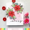 Picture of Waffle FlowWaffle Flower Crafts Clear Stamps Set Σετ Διάφανες Σφραγίδες – Poinsettia, 10τεμer Crafts Stamps – Poinsettia