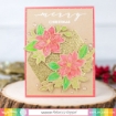 Picture of Waffle FlowWaffle Flower Crafts Clear Stamps Set Σετ Διάφανες Σφραγίδες – Poinsettia, 10τεμer Crafts Stamps – Poinsettia