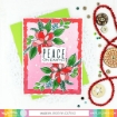 Picture of Waffle FlowWaffle Flower Crafts Clear Stamps Set Σετ Διάφανες Σφραγίδες – Poinsettia, 10τεμer Crafts Stamps – Poinsettia