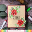 Picture of Waffle FlowWaffle Flower Crafts Clear Stamps Set Σετ Διάφανες Σφραγίδες – Poinsettia, 10τεμer Crafts Stamps – Poinsettia