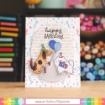 Picture of Waffle Flower Crafts Στένσιλ 4.25”x5.5” - Confetti Duo, 2τεμ.