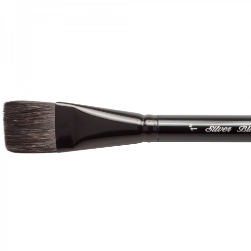 Picture of Silver Black Velvet Πινέλο Ακουαρέλας 3008S Square Wash - 1''