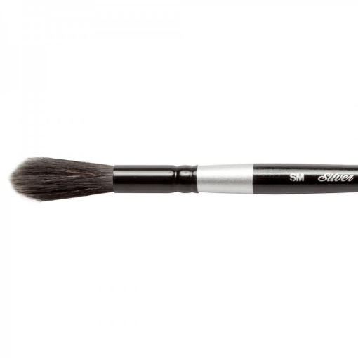 Picture of Silver Black Velvet 3025S Jumbo Round Small | Επαγγελματικό Πινέλο Ακουαρέλας με Έλεγχο & Ροή