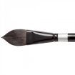 Picture of Silver Black Velvet 3009S Oval Wash 1'' | Μεγάλο Επαγγελματικό Πινέλο Ακουαρέλας για Washes