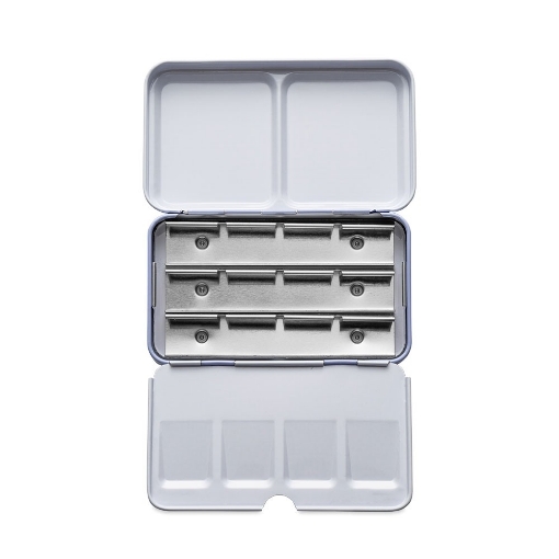 Picture of St. Petersbourgh White Nights Μεταλλική Παλέτα για Χρώματα Ακουαρέλας 12 Θέσεων - Light Blue  