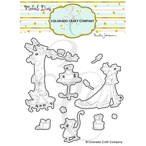 Picture of Colorado Craft Company Metal Die Set - Happily Ever After By Anita Jeram
