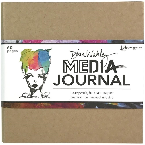 Picture of Dina Wakley Media Kraft Journal Square (6"×6") – Art Journal με 64 Kraft Σελίδες