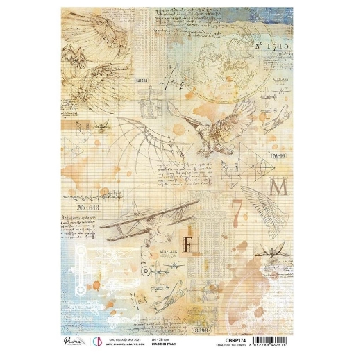 Picture of Ciao Bella Ριζόχαρτο Decoupage & Mixed Media A4 – Flight Of The Birds, Sign Of The Times 