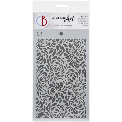 Picture of Ciao Bella Art Texture Στένσιλ 5"X8" -  Floral