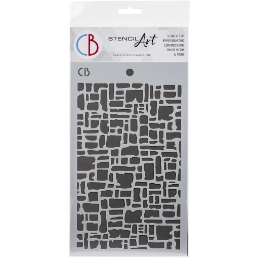 Picture of Ciao Bella Art Texture Στένσιλ 5"X8" -  Abstract Bricks
