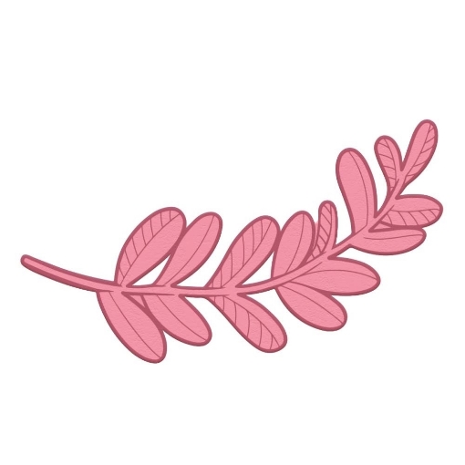 Picture of Couture Creations You Go Girl Mini Stamp & Die Set - Bending Branch