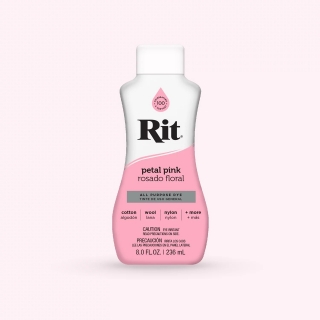 Picture of Rit All-Purpose Liquid Dye | Βαφή Υφάσματος για Φυσικές Ίνες 236ml – Petal Pink