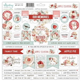 Picture of Mintay Papers Chipboard Stickers -  Apple Season