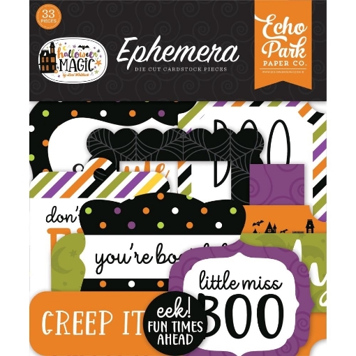 Picture of Echo Park Cardstock Ephemera – Halloween Magic, 33pcs