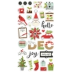 Picture of Simple Stories Αυτοκόλλητα Chipboard 6"X12"– Make it Merry  