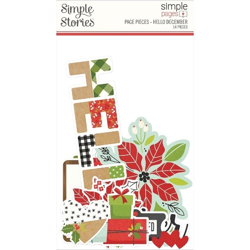 Picture of Simple Stories Simple Pages Page Pieces – Hello December, Make it Merry 