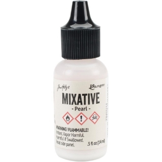 Picture of Tim Holtz Alcohol Ink - Mixative Μεταλλικό Μελάνι Οινοπνεύματος 14ml – Pearl 