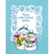 Picture of Stampendous! Fran's Clear Stamps Set Σετ Διάφανες Σφραγίδες - Snow Time Frame, 8τεμ 