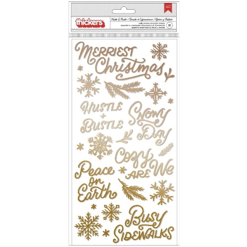 Picture of Crate Paper Busy Sidewalks Thickers Stickers - Hustle & Bustle Phrase