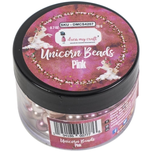 Picture of Dress My Craft Unicorn Beads – Pink