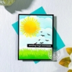 Picture of Hero Arts Hero Arts Στένσιλl 6"X6" – Clouds and Grass Scenic