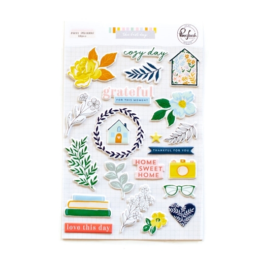 Picture of Pinkfresh Studio Puffy Stickers | The Best Day