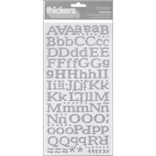 Picture of Thickers Chipboard Glitter Stickers  | Αυτοκόλλητα Γράμματα Glitter – Reindeer Silver