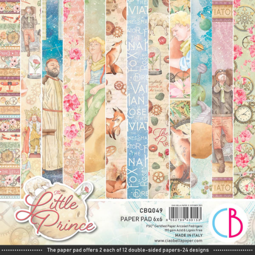 Picture of Ciao Bella Διπλής Όψεως  Paper Pad 6"X6" – The Little Prince