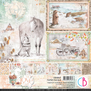 Picture of Ciao Bella Paper Pad Διπλής Όψεως 8”x8” - The Gift of Love 