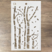 Picture of Ciao Bella Art Texture Στένσιλ 5"X8" - Birch Trees